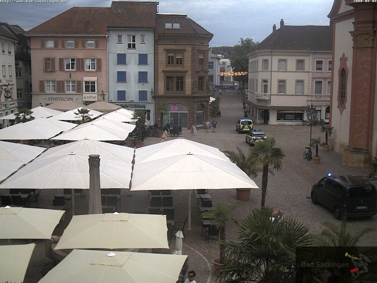 Archiv Foto Webcam Bad Säckingen: Münsterplatz