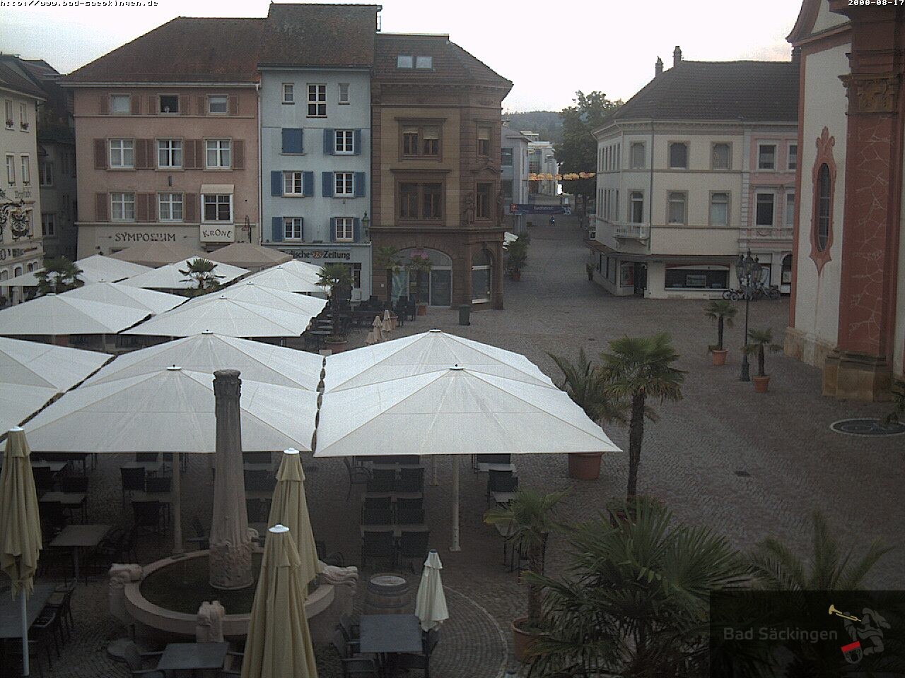 Archiv Foto Webcam Bad Säckingen: Münsterplatz