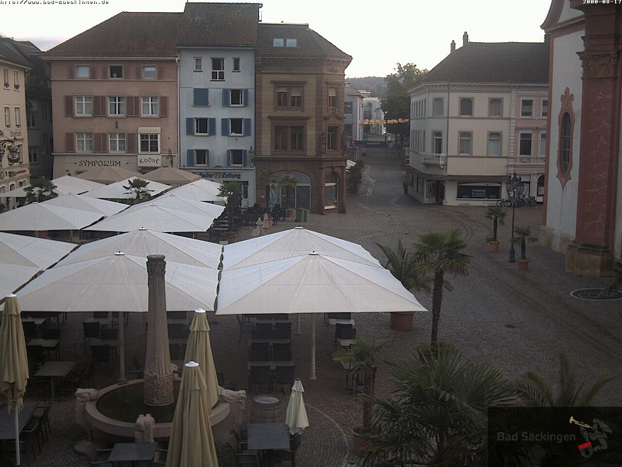 Archiv Foto Webcam Bad Säckingen: Münsterplatz