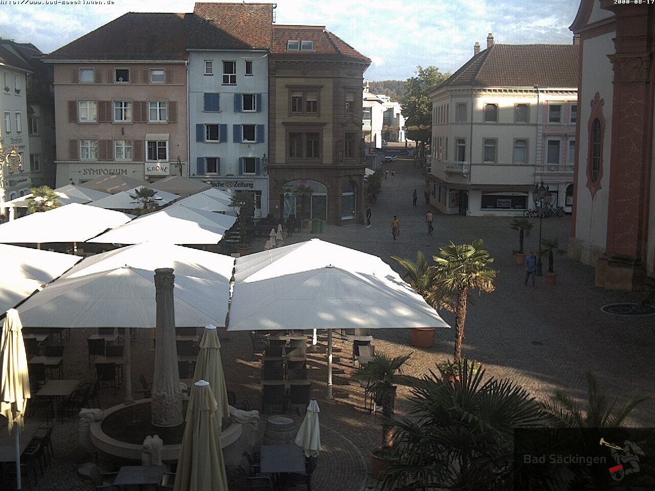 Archiv Foto Webcam Bad Säckingen: Münsterplatz