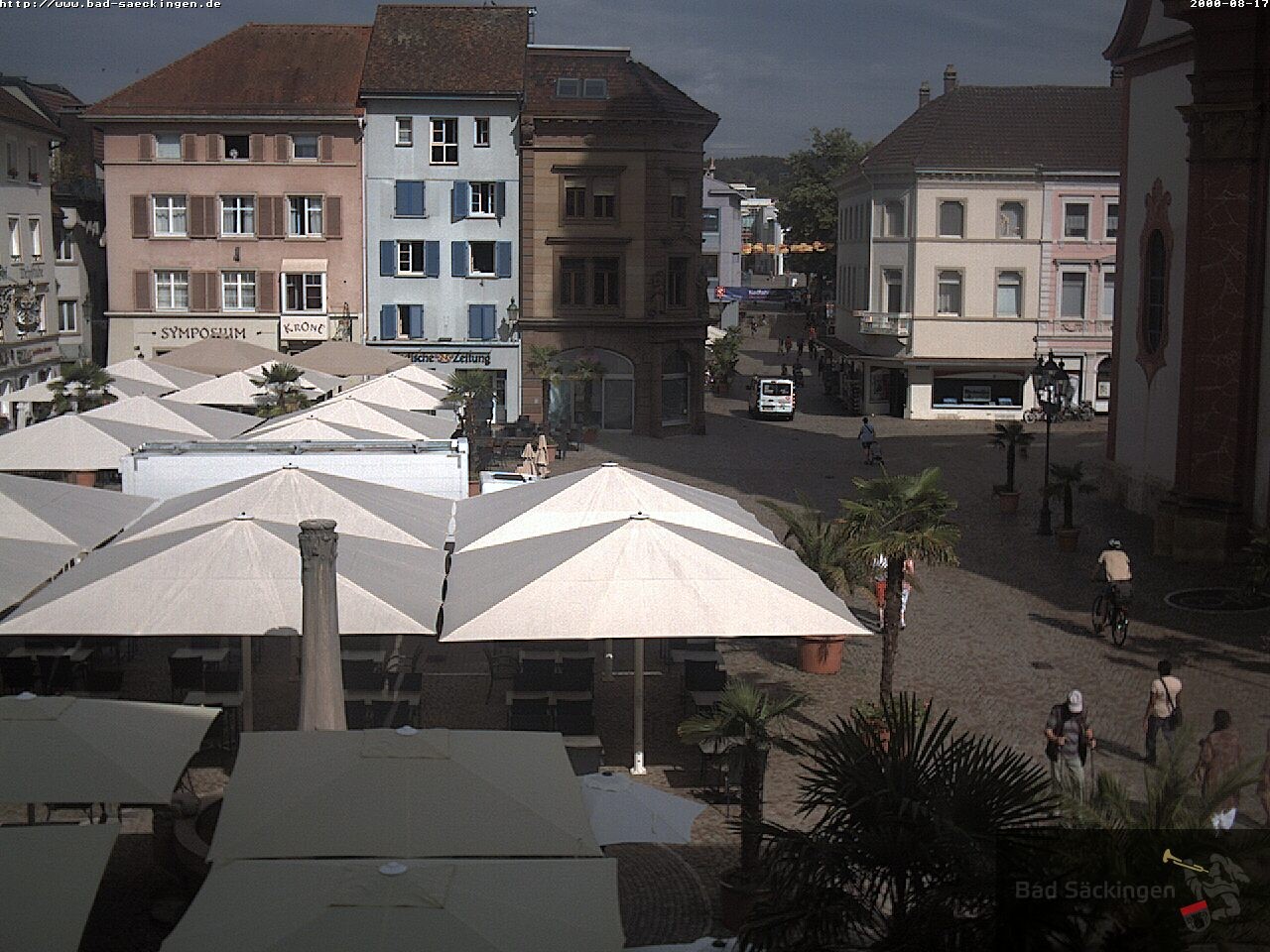 Archiv Foto Webcam Bad Säckingen: Münsterplatz