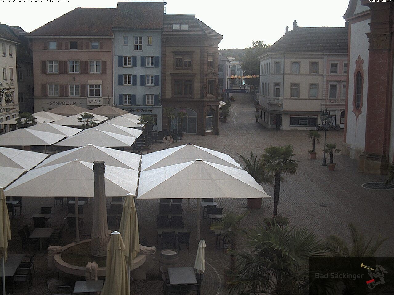 Archiv Foto Webcam Bad Säckingen: Münsterplatz