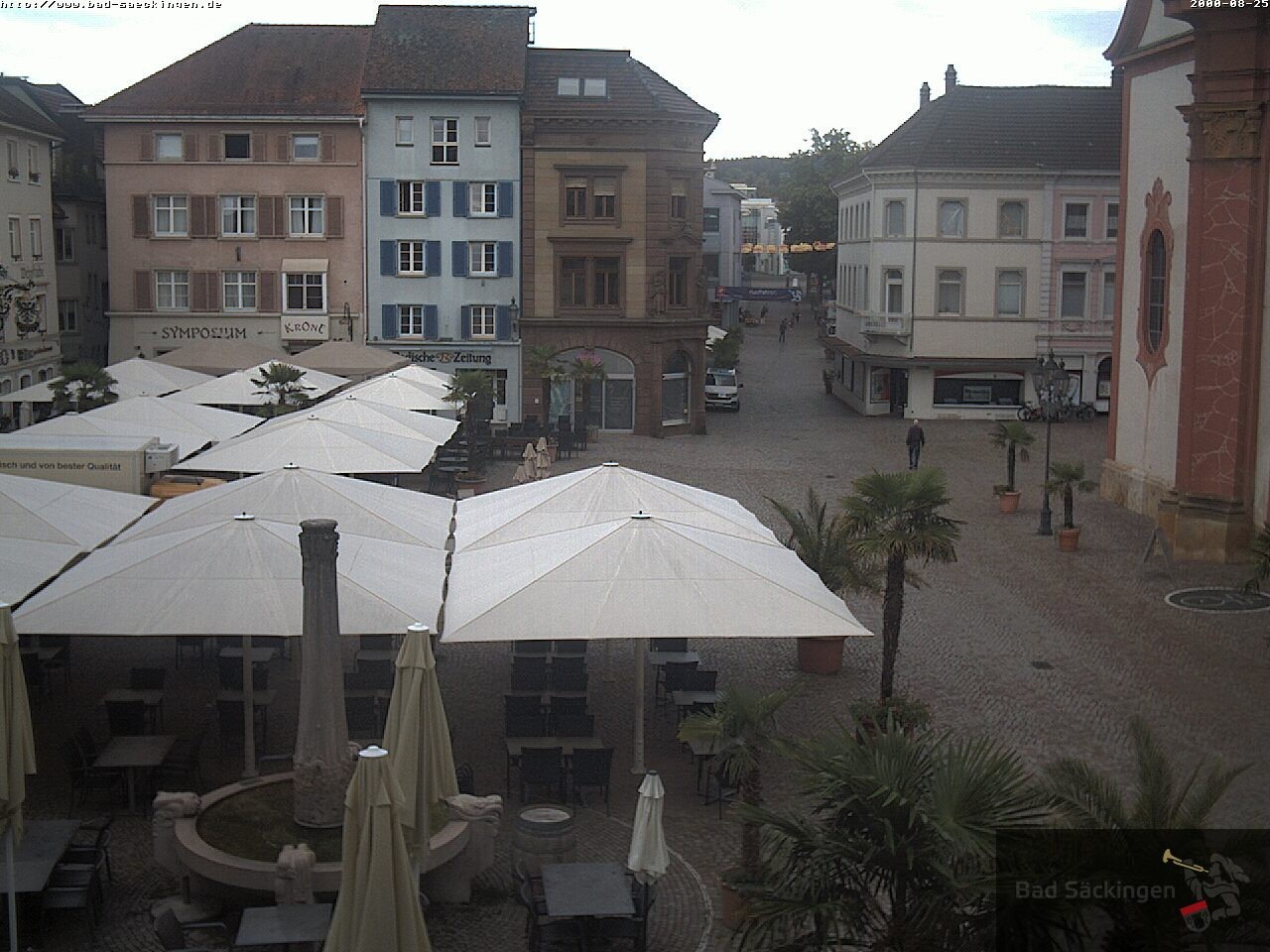 Archiv Foto Webcam Bad Säckingen: Münsterplatz