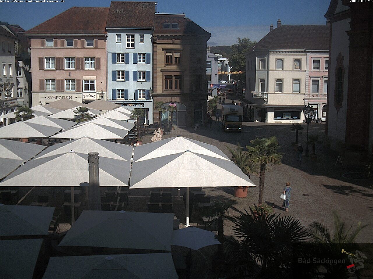 Archiv Foto Webcam Bad Säckingen: Münsterplatz