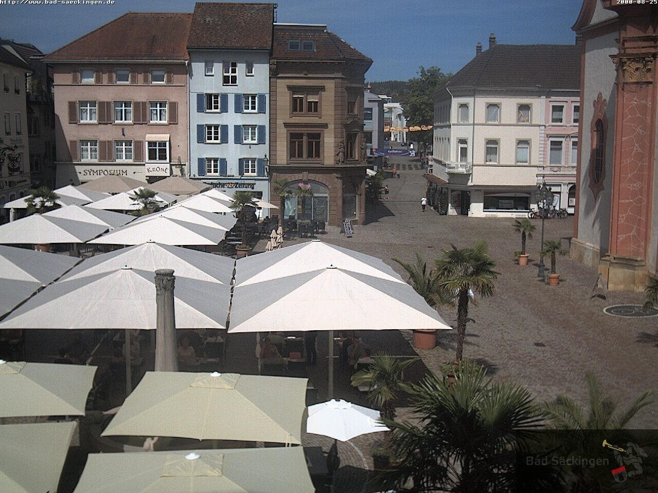 Archiv Foto Webcam Bad Säckingen: Münsterplatz