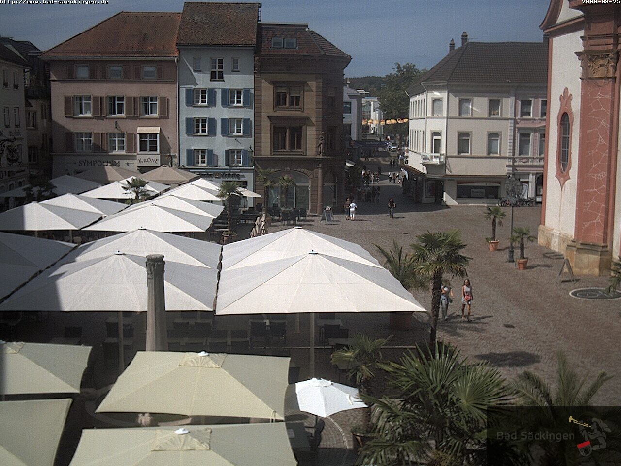 Archiv Foto Webcam Bad Säckingen: Münsterplatz