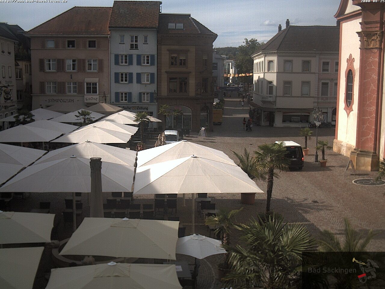 Archiv Foto Webcam Bad Säckingen: Münsterplatz