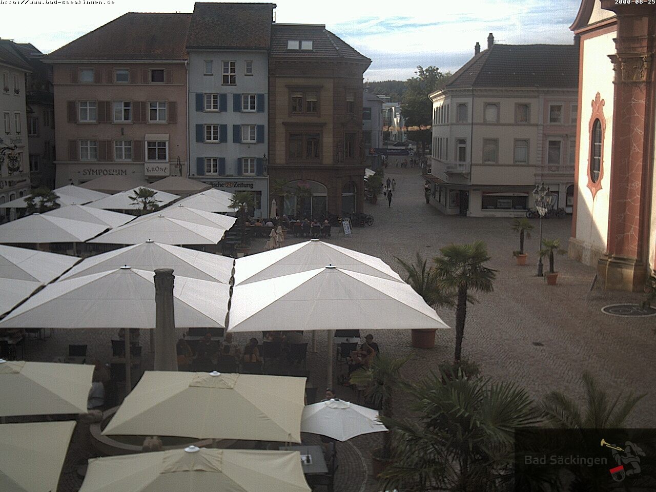 Archiv Foto Webcam Bad Säckingen: Münsterplatz