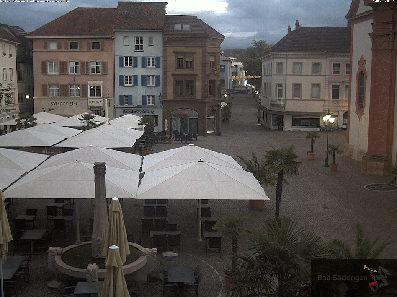 Archiv Foto Webcam Bad Säckingen: Münsterplatz
