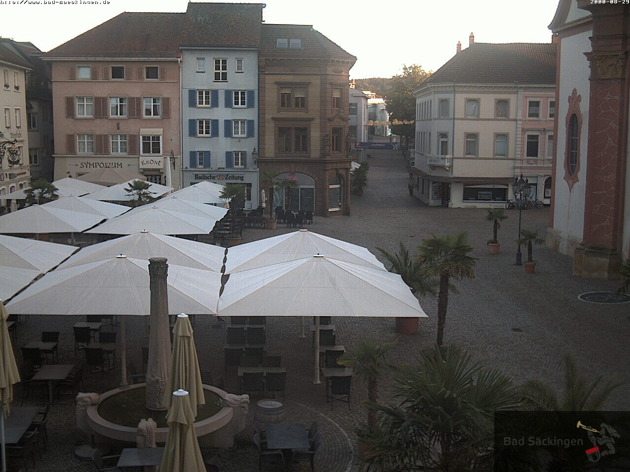 Archiv Foto Webcam Bad Säckingen: Münsterplatz