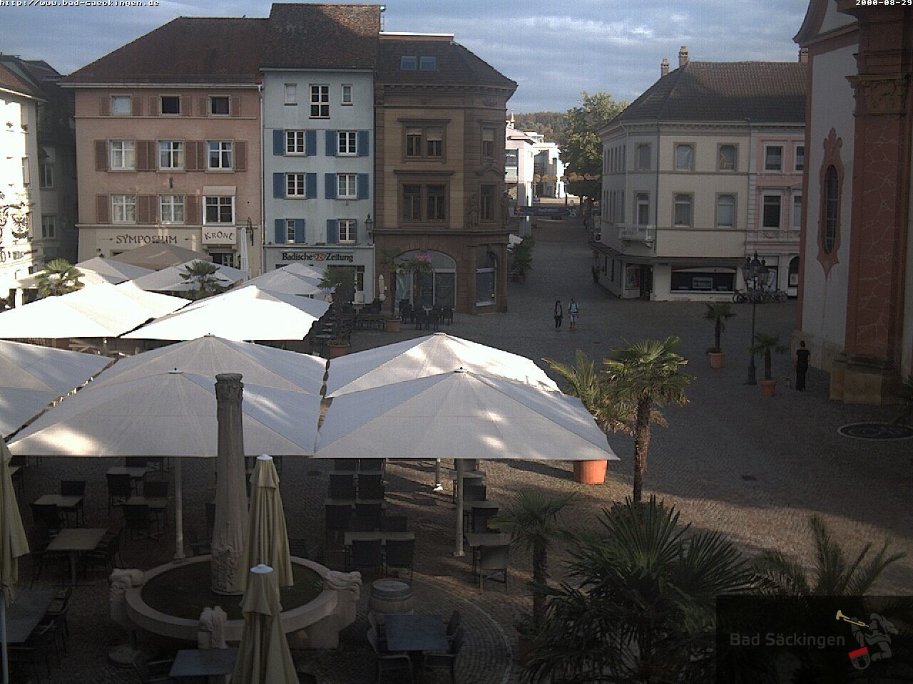 Archiv Foto Webcam Bad Säckingen: Münsterplatz