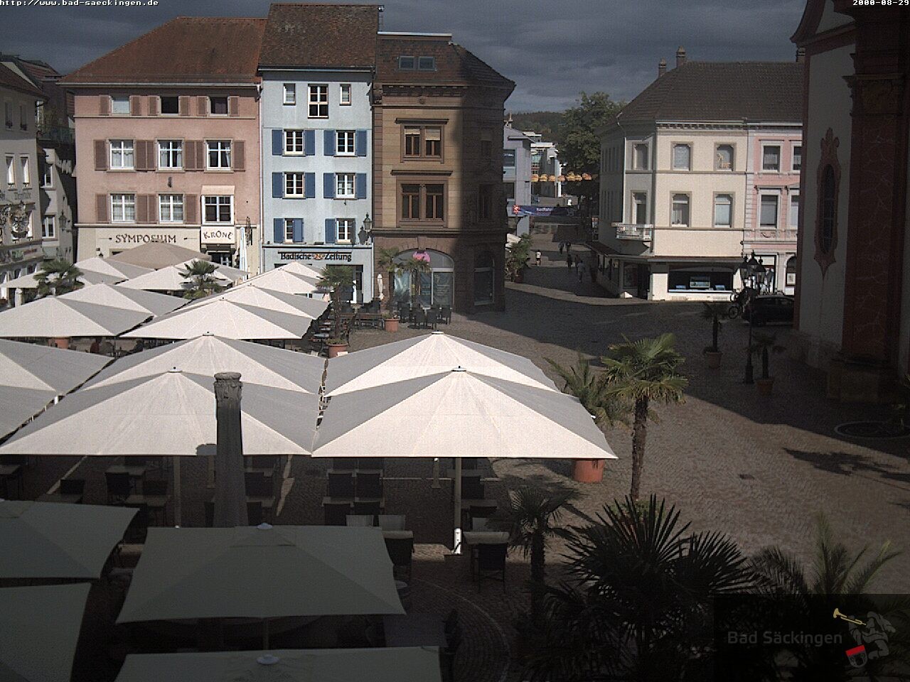 Archiv Foto Webcam Bad Säckingen: Münsterplatz