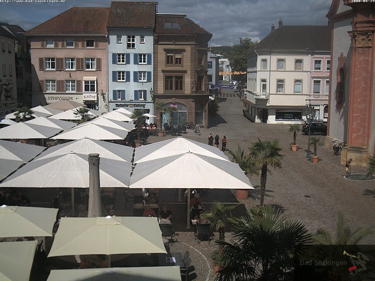 Archiv Foto Webcam Bad Säckingen: Münsterplatz