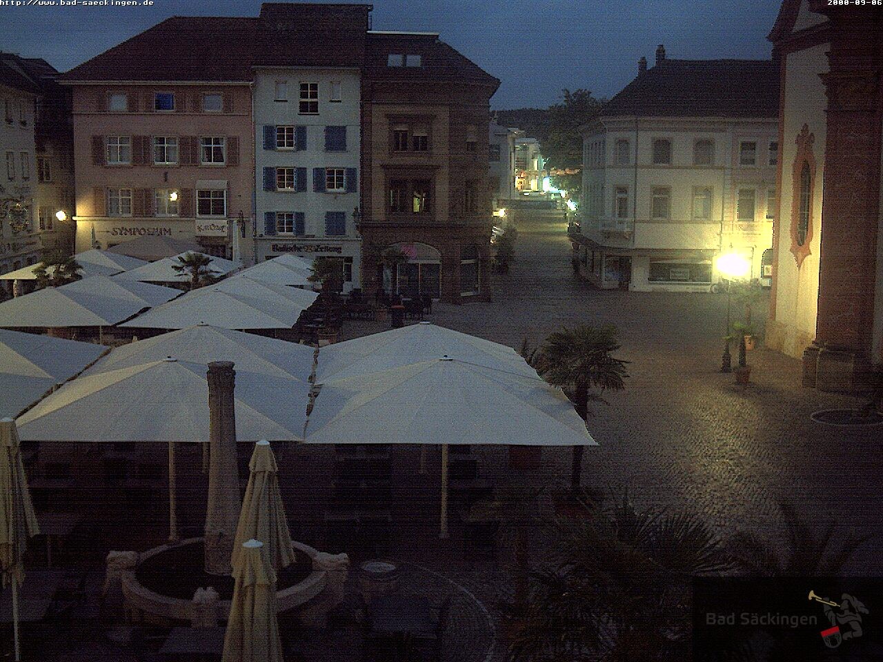 Archiv Foto Webcam Bad Säckingen: Münsterplatz
