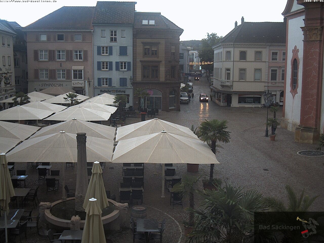Archiv Foto Webcam Bad Säckingen: Münsterplatz