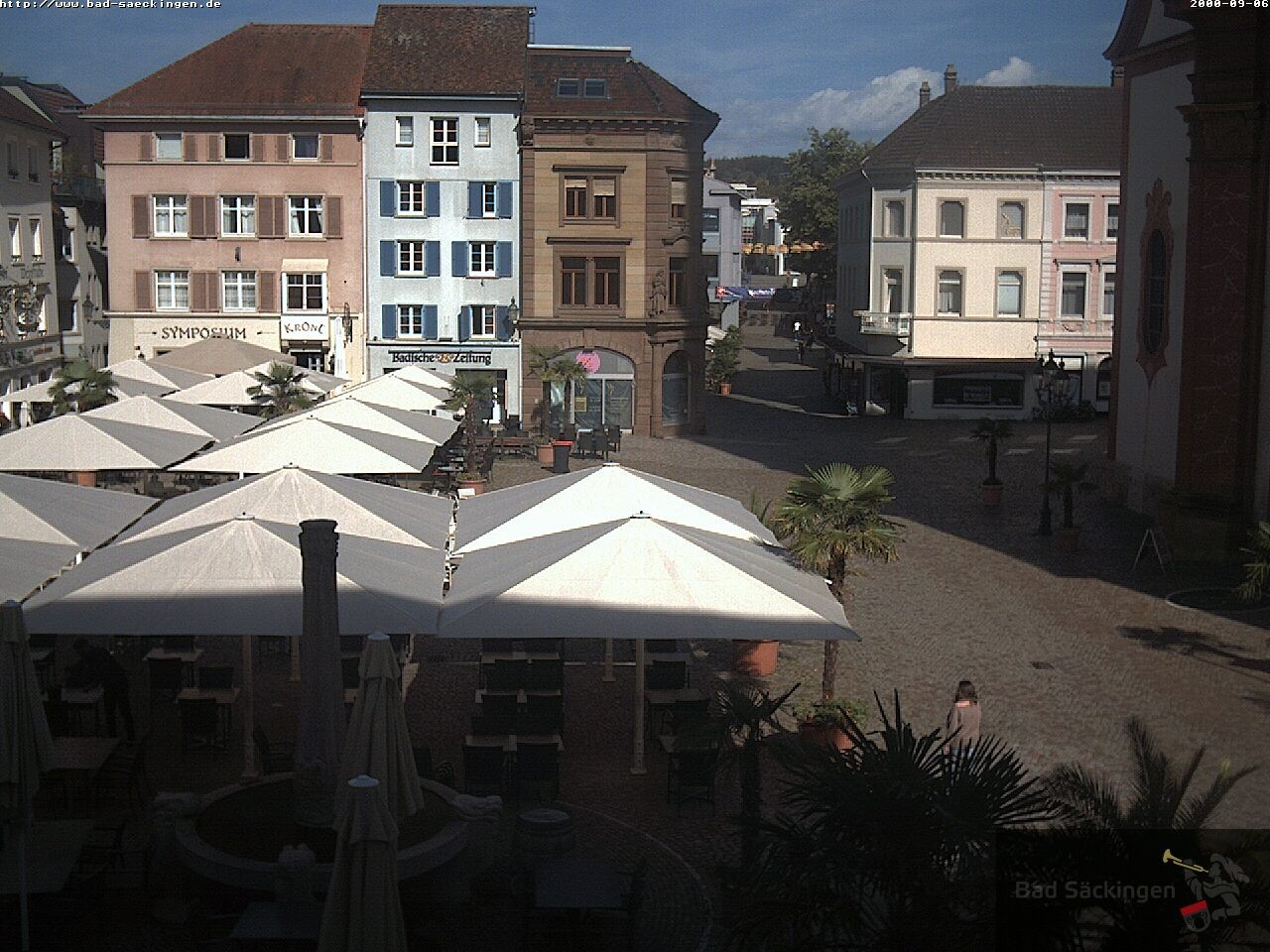 Archiv Foto Webcam Bad Säckingen: Münsterplatz