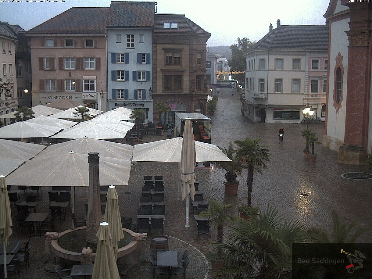 Archiv Foto Webcam Bad Säckingen: Münsterplatz