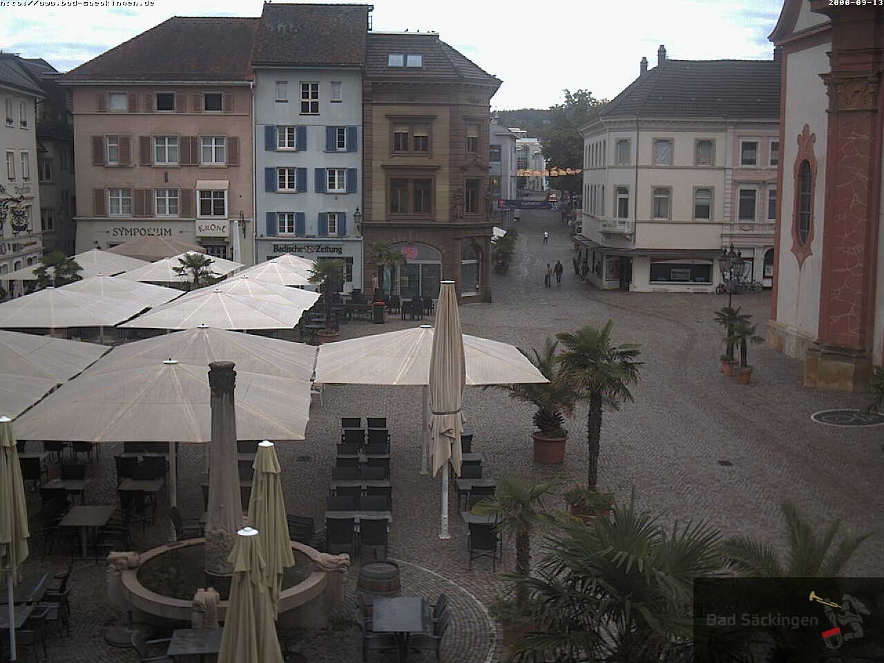 Archiv Foto Webcam Bad Säckingen: Münsterplatz