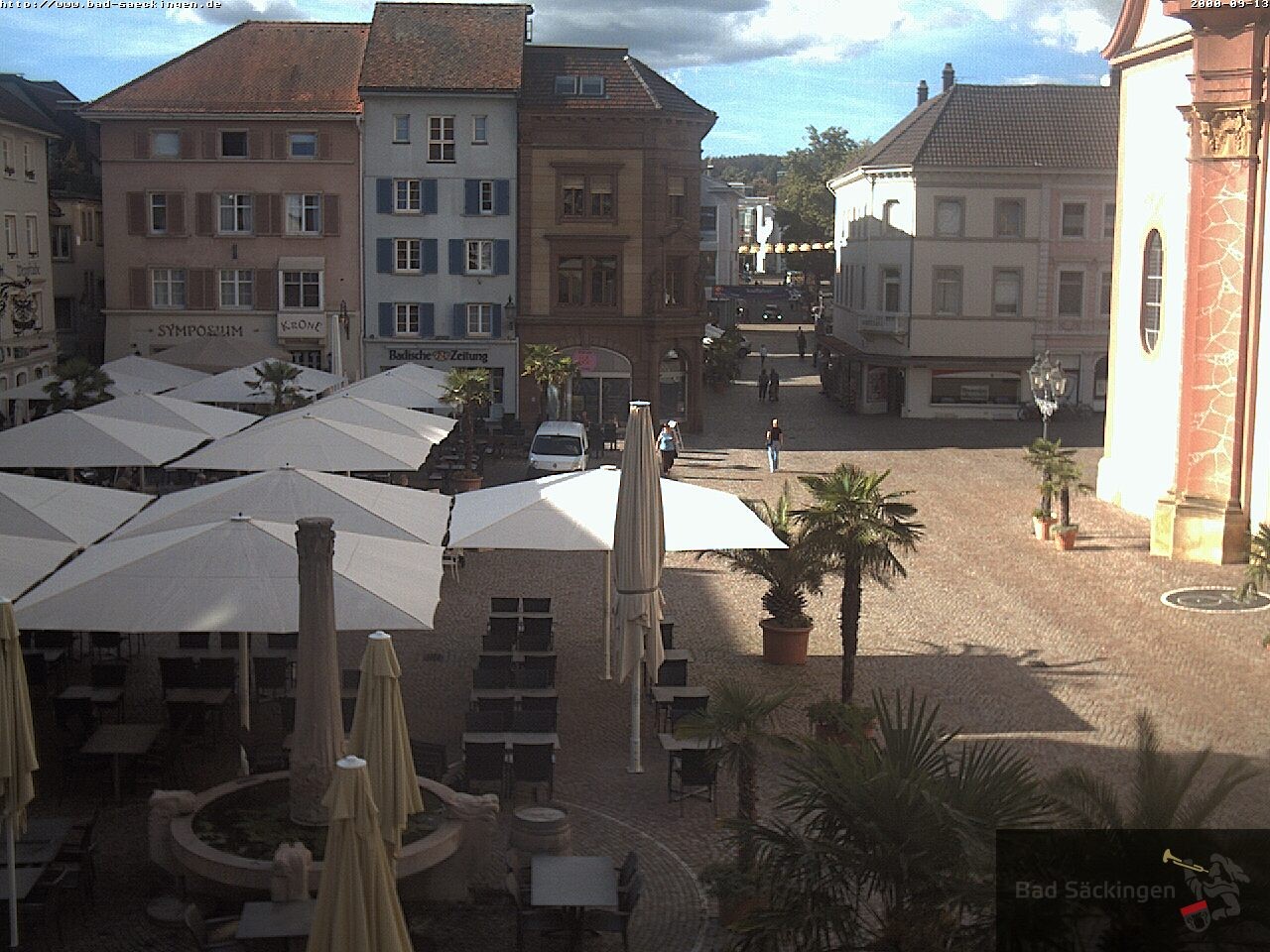 Archived image Webcam Bad Säckingen, Black Forest