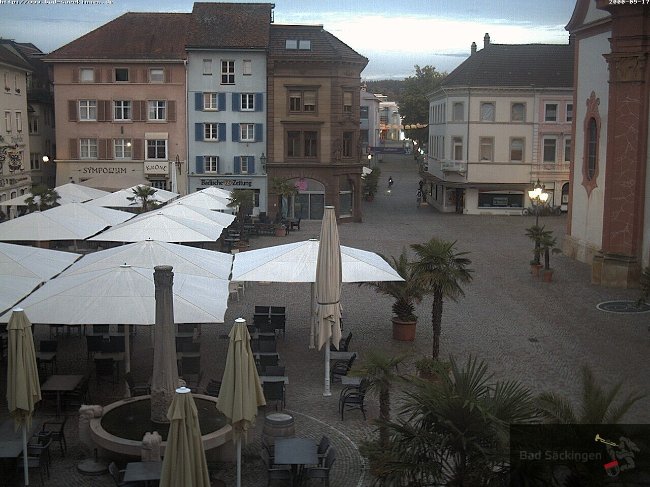 Archiv Foto Webcam Bad Säckingen: Münsterplatz