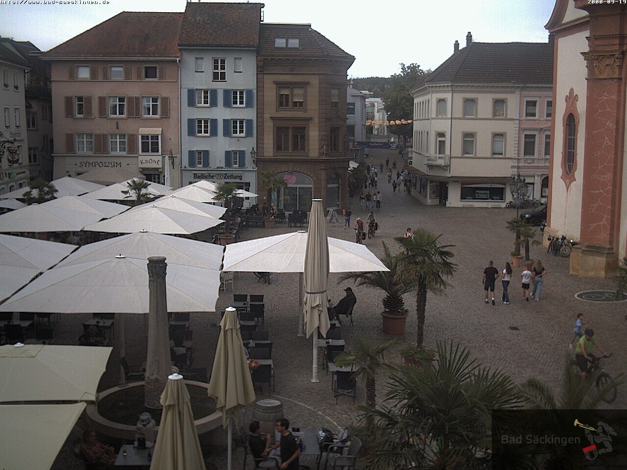 Archiv Foto Webcam Bad Säckingen: Münsterplatz