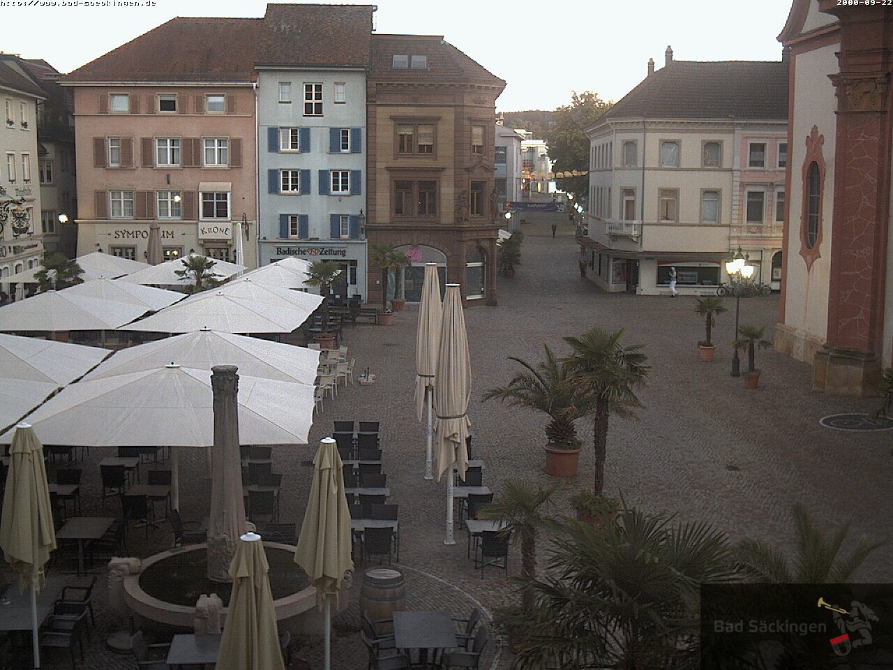 Archiv Foto Webcam Bad Säckingen: Münsterplatz