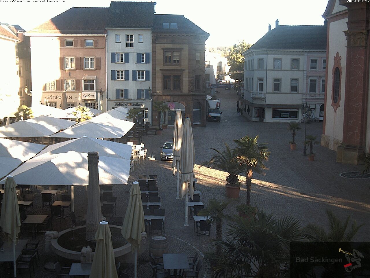 Archiv Foto Webcam Bad Säckingen: Münsterplatz