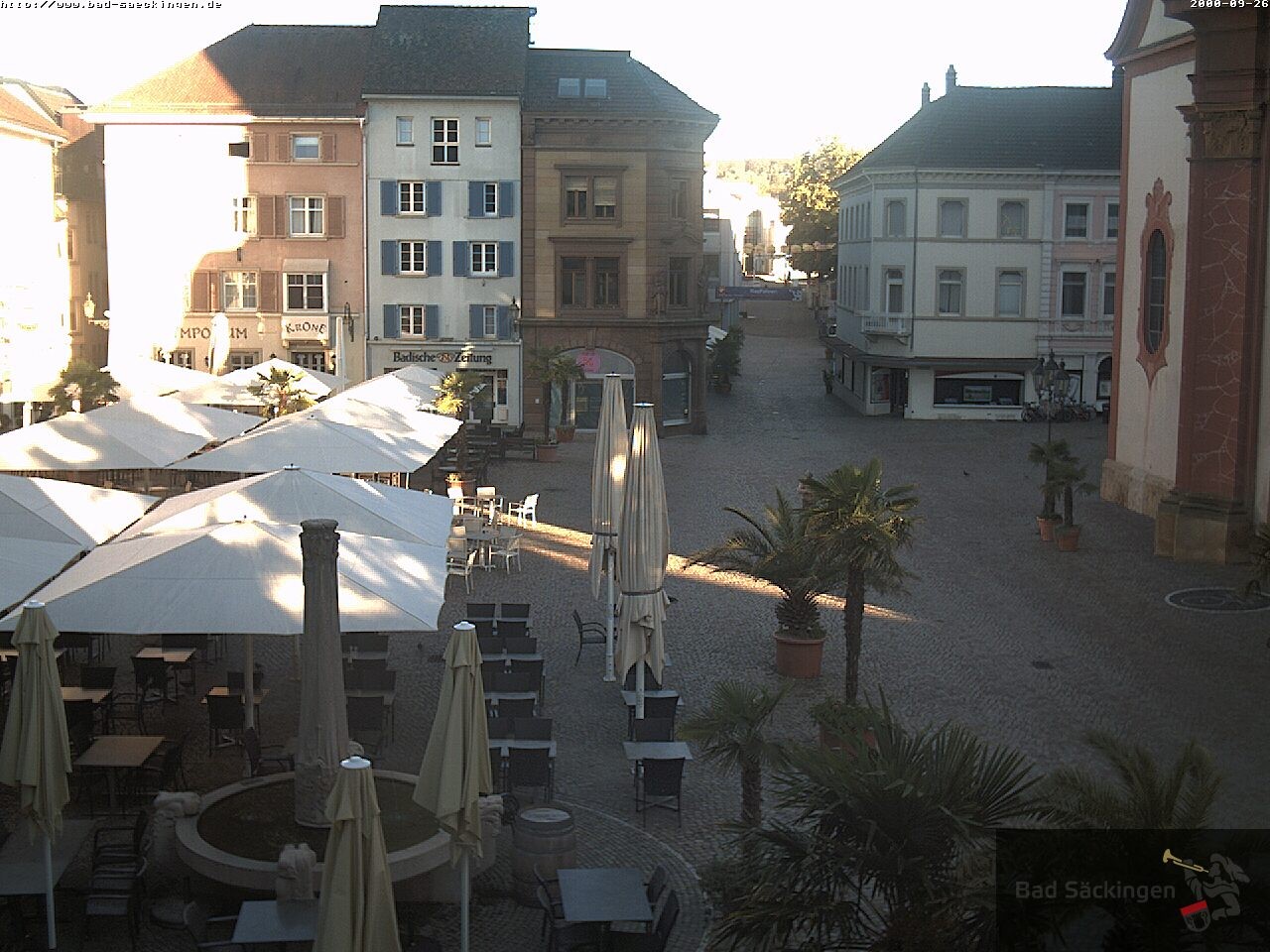 Archiv Foto Webcam Bad Säckingen: Münsterplatz
