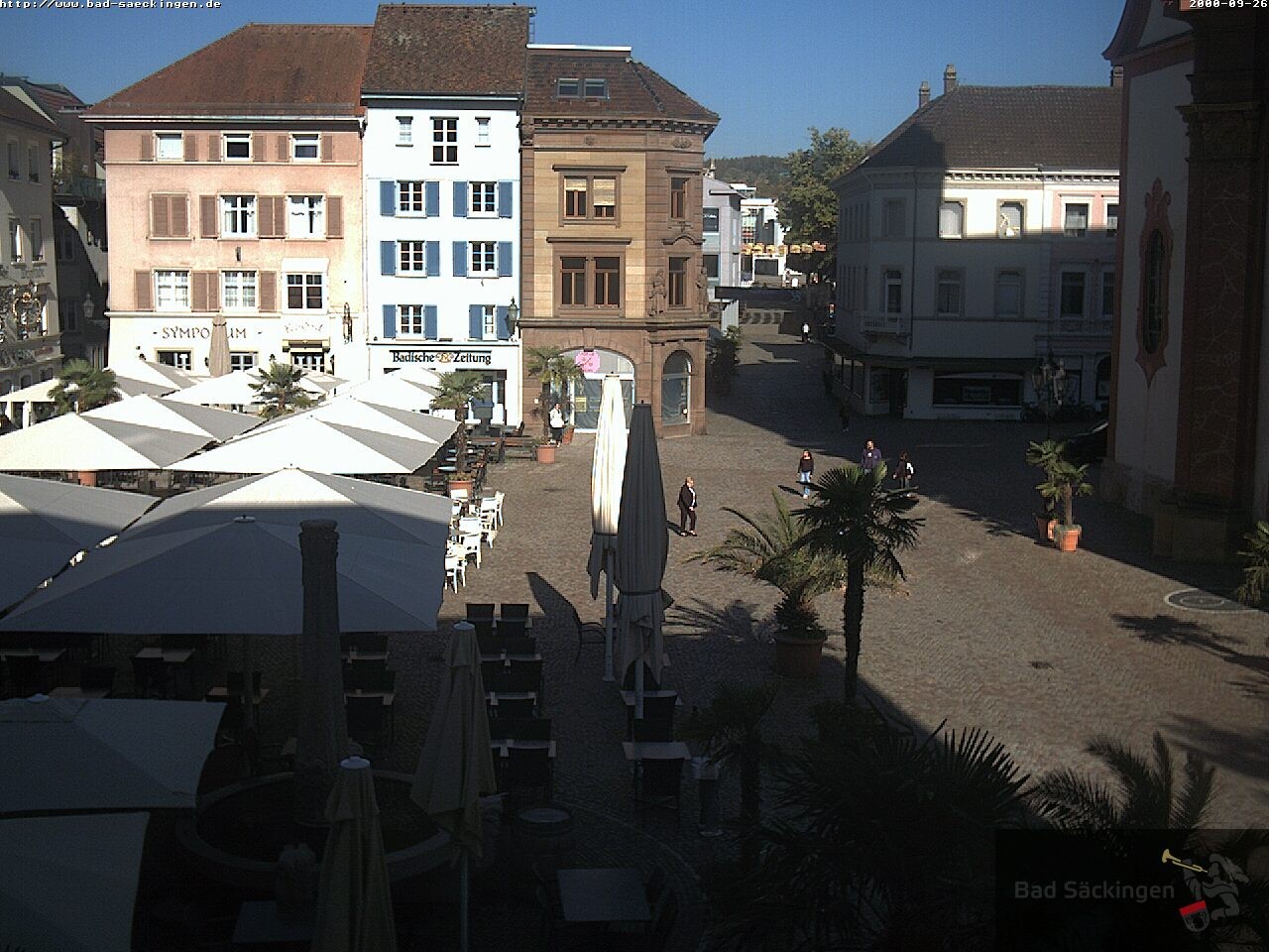 Archiv Foto Webcam Bad Säckingen: Münsterplatz