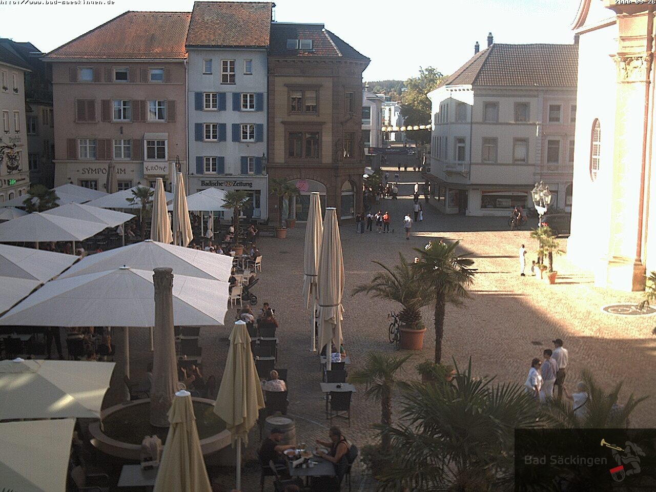 Archiv Foto Webcam Bad Säckingen: Münsterplatz