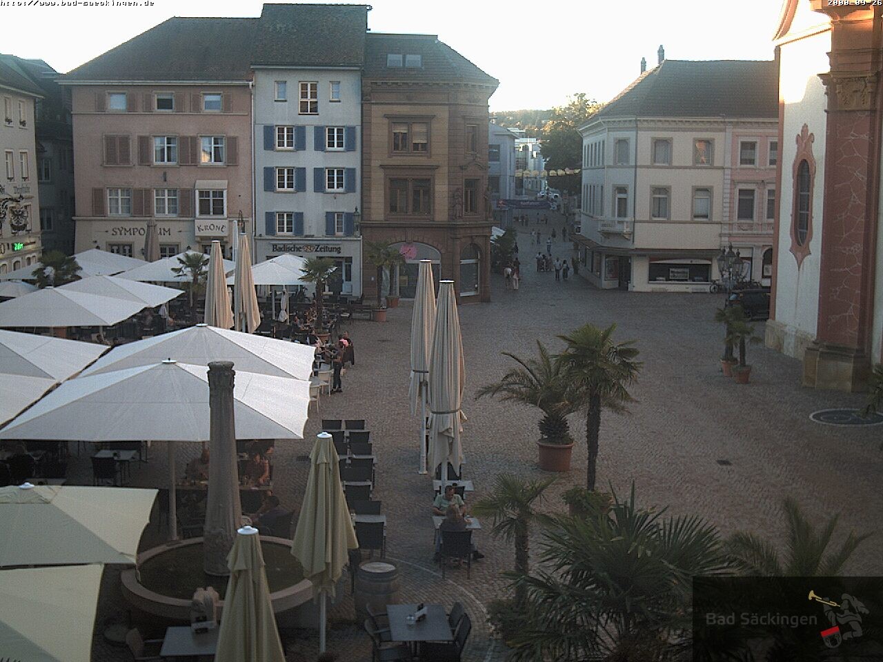 Archiv Foto Webcam Bad Säckingen: Münsterplatz