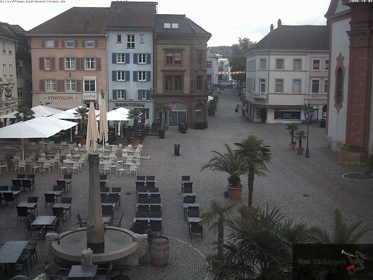 Archiv Foto Webcam Bad Säckingen: Münsterplatz