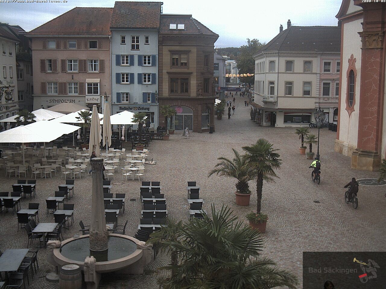 Archiv Foto Webcam Bad Säckingen: Münsterplatz