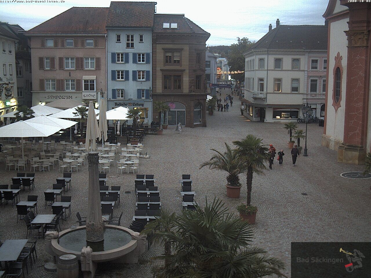Archiv Foto Webcam Bad Säckingen: Münsterplatz