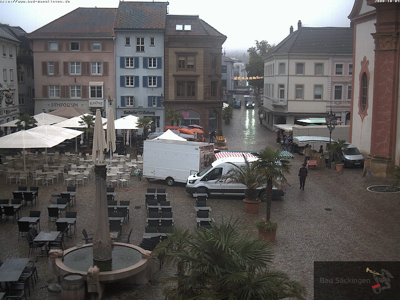 Archived image Webcam Bad Säckingen, Black Forest