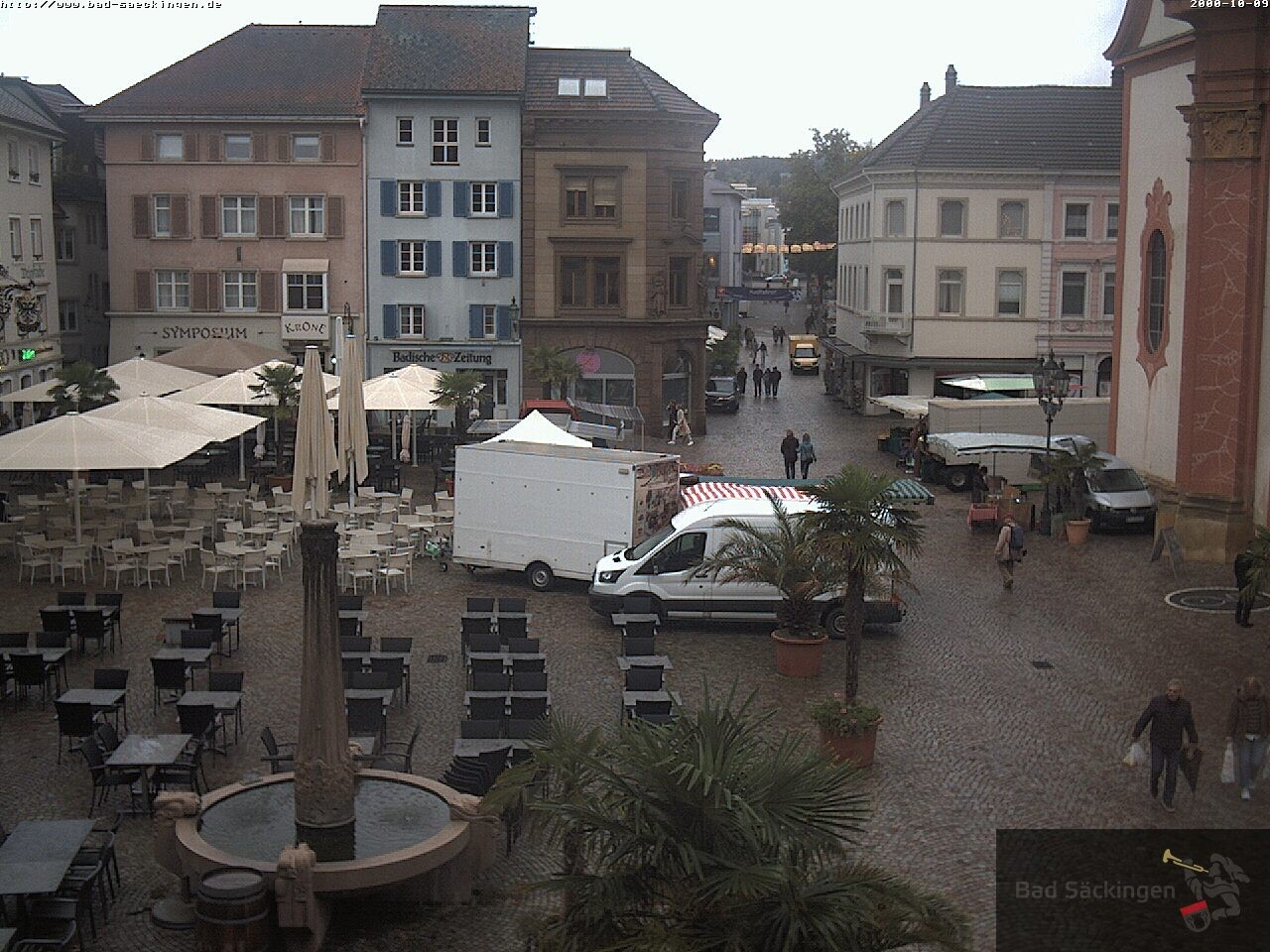Archived image Webcam Bad Säckingen, Black Forest