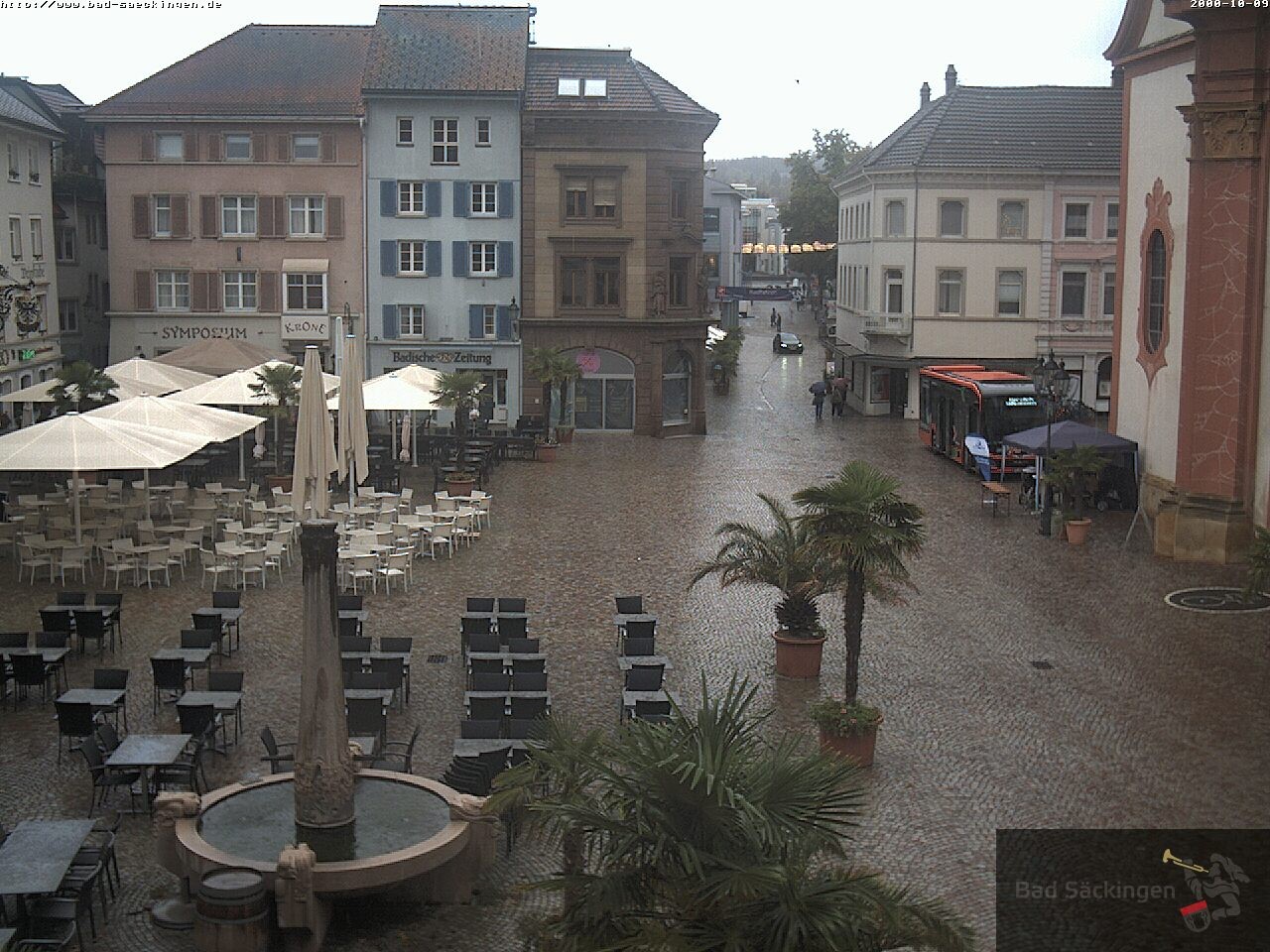 Archived image Webcam Bad Säckingen, Black Forest