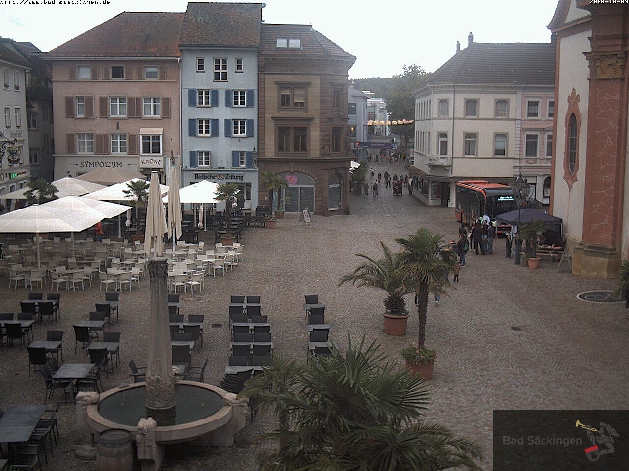 Archived image Webcam Bad Säckingen, Black Forest