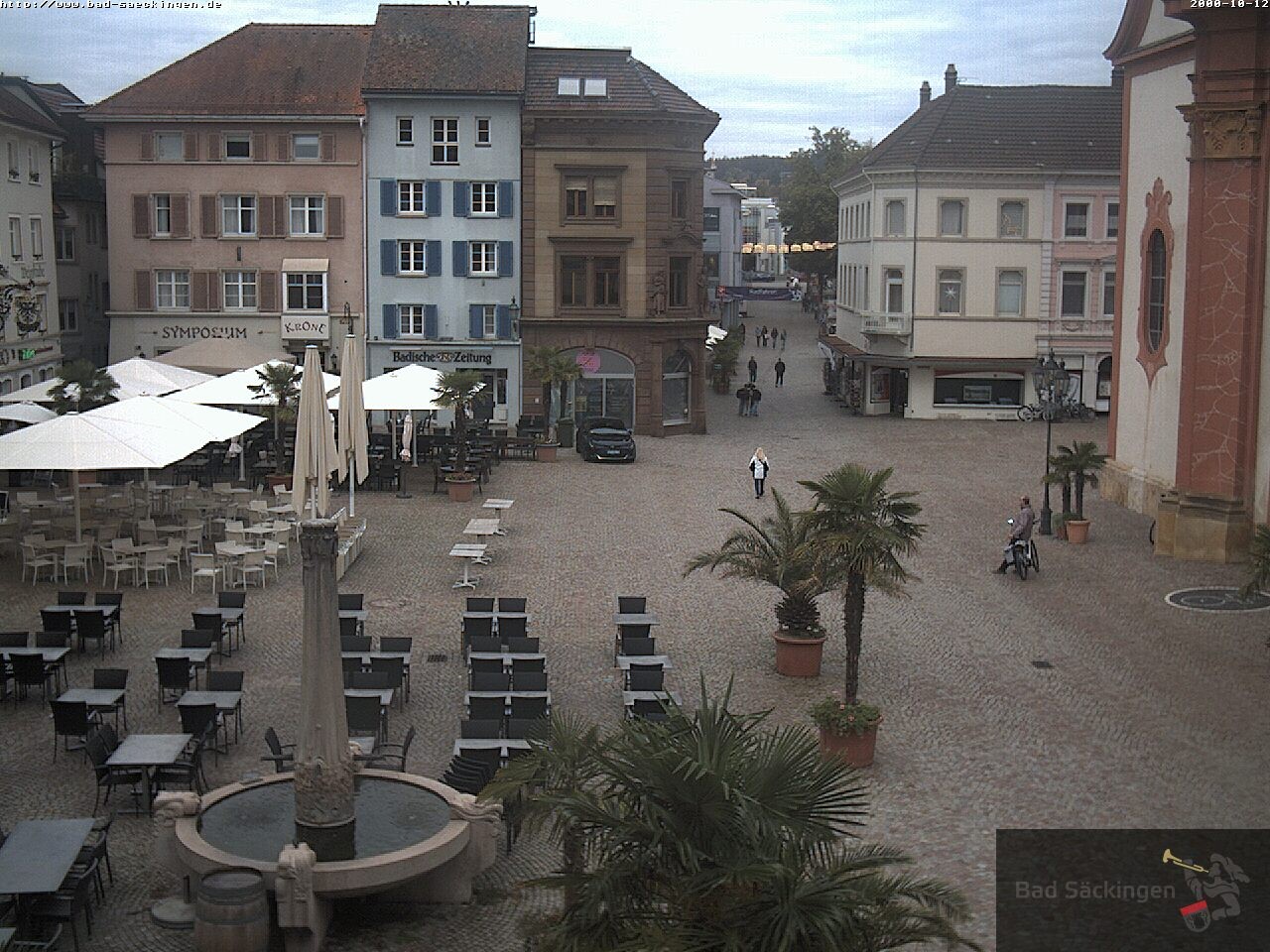 Archiv Foto Webcam Bad Säckingen: Münsterplatz