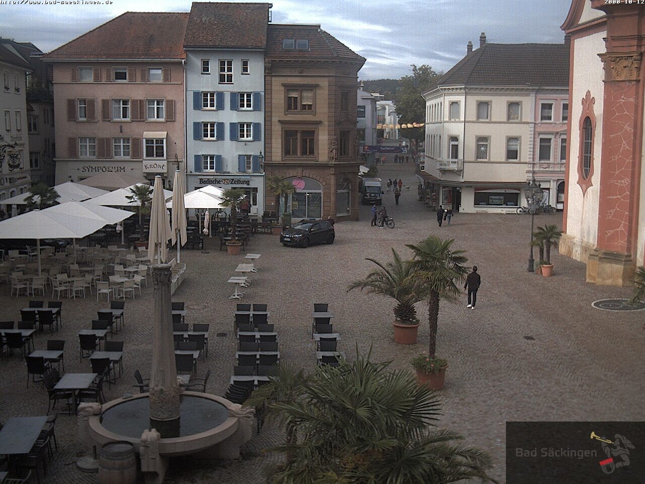 Archiv Foto Webcam Bad Säckingen: Münsterplatz