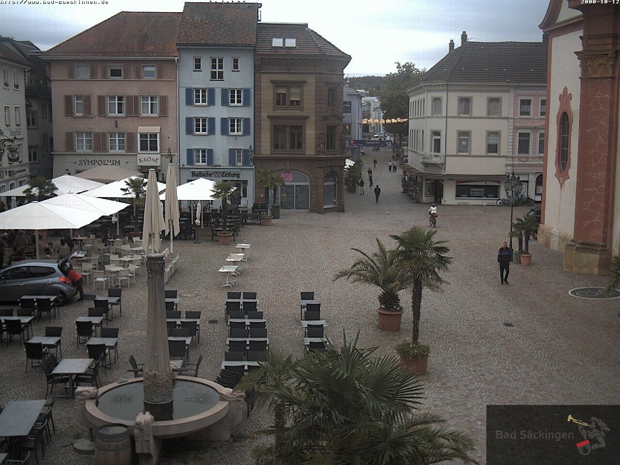 Archiv Foto Webcam Bad Säckingen: Münsterplatz