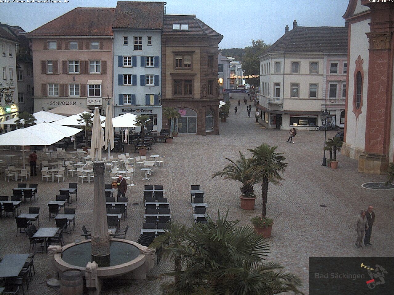 Archiv Foto Webcam Bad Säckingen: Münsterplatz