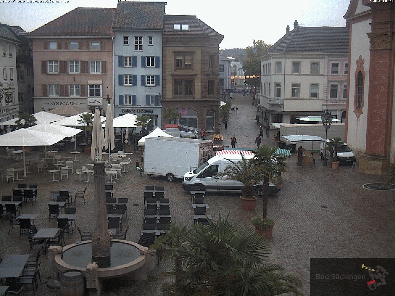 Archiv Foto Webcam Bad Säckingen: Münsterplatz