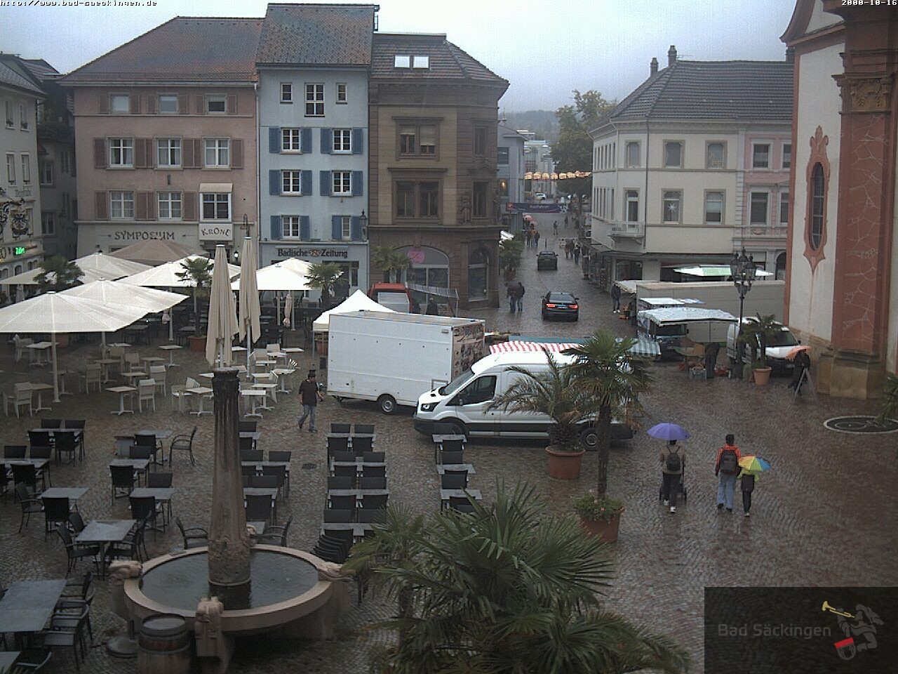 Archiv Foto Webcam Bad Säckingen: Münsterplatz