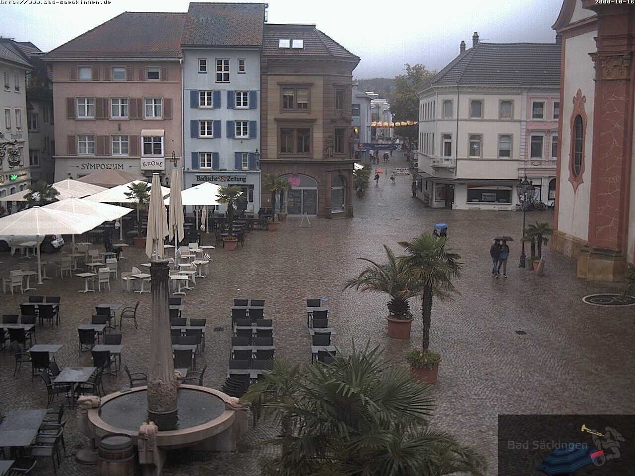 Archiv Foto Webcam Bad Säckingen: Münsterplatz
