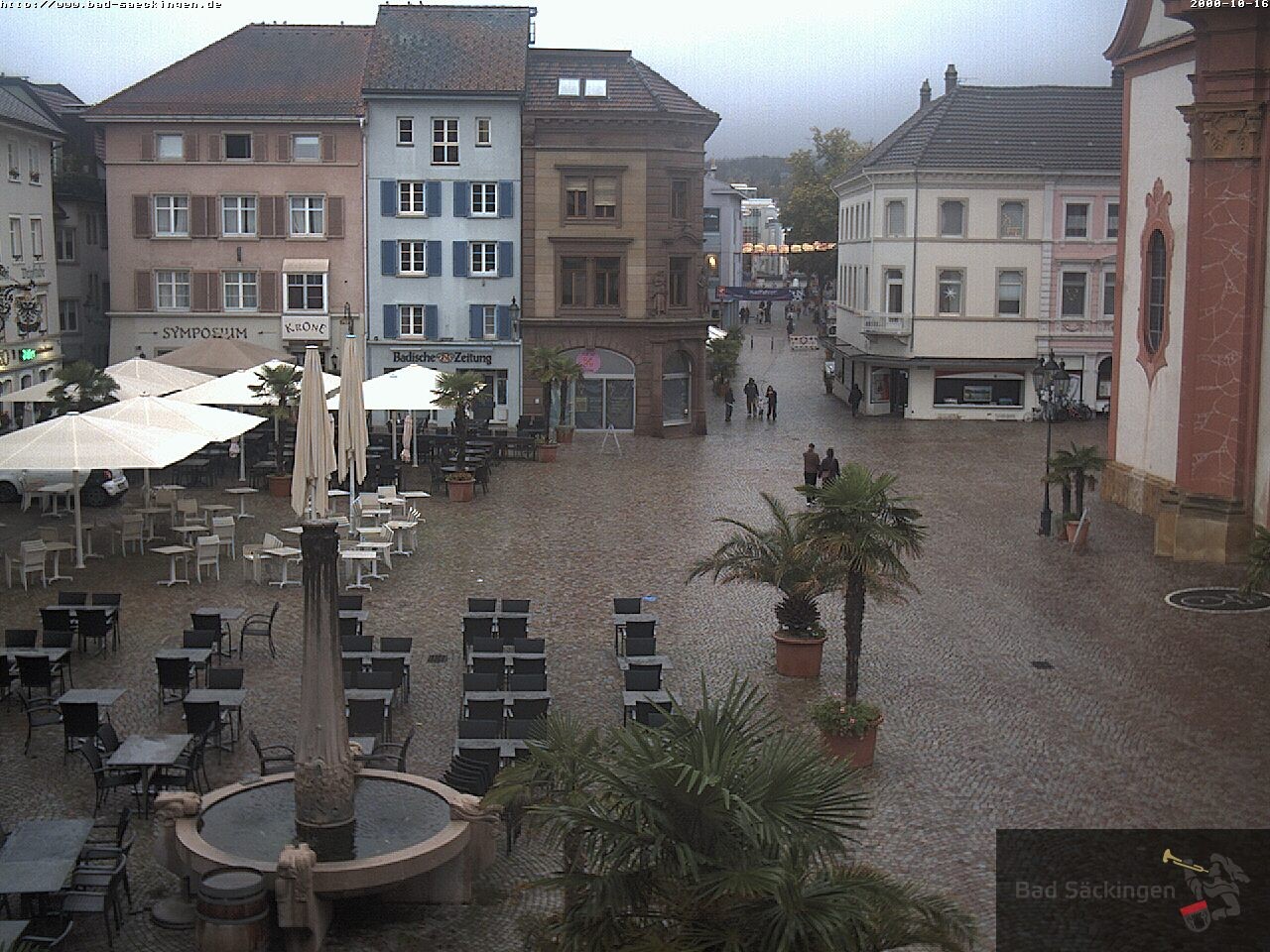 Archiv Foto Webcam Bad Säckingen: Münsterplatz