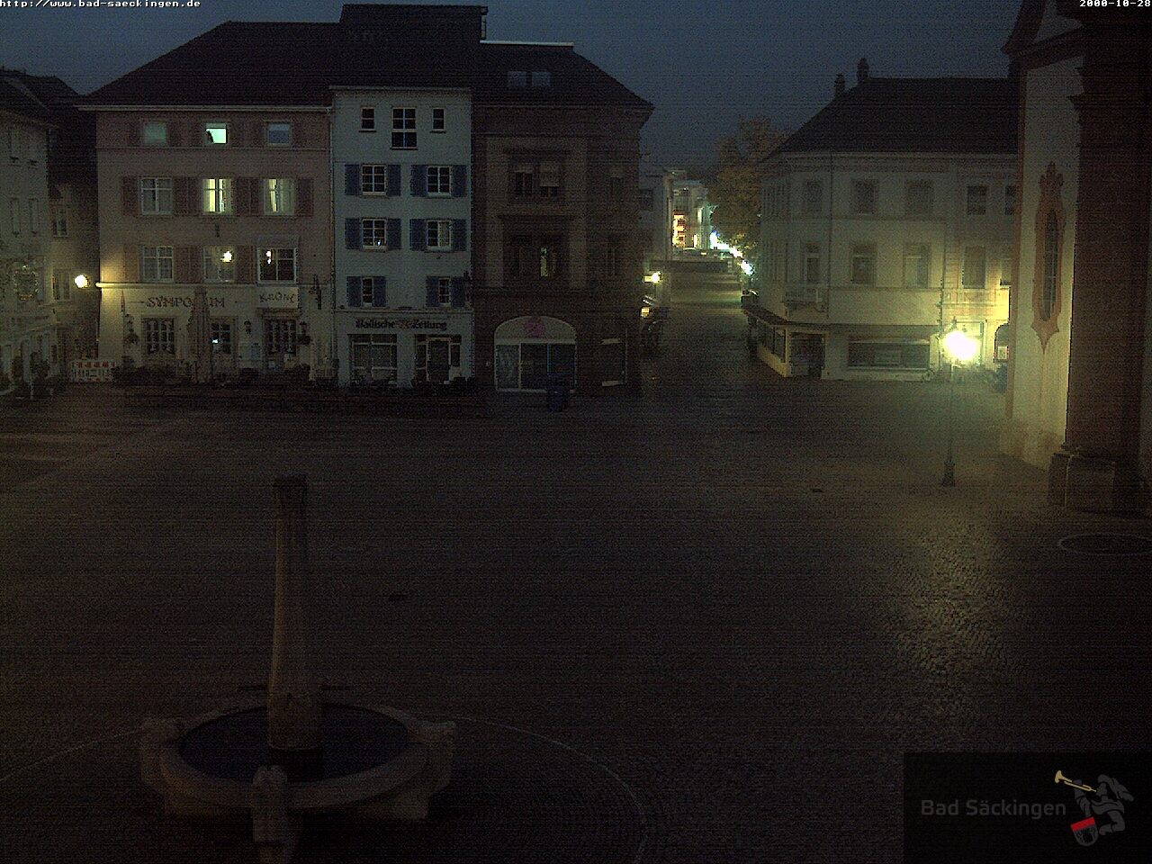 Archiv Foto Webcam Bad Säckingen: Münsterplatz