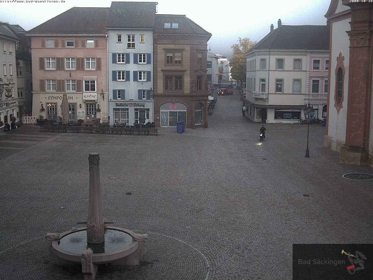 Archiv Foto Webcam Bad Säckingen: Münsterplatz
