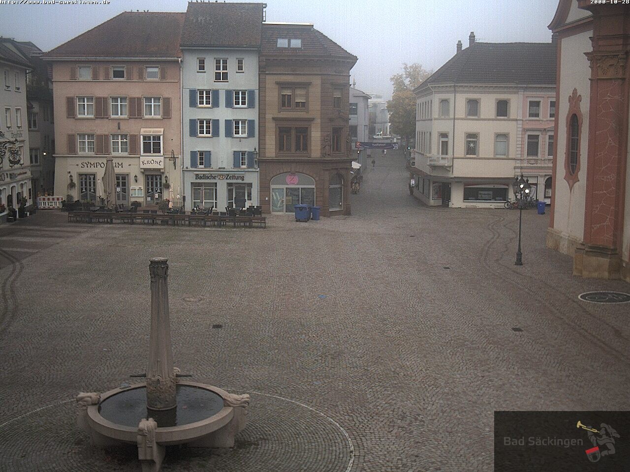 Archiv Foto Webcam Bad Säckingen: Münsterplatz