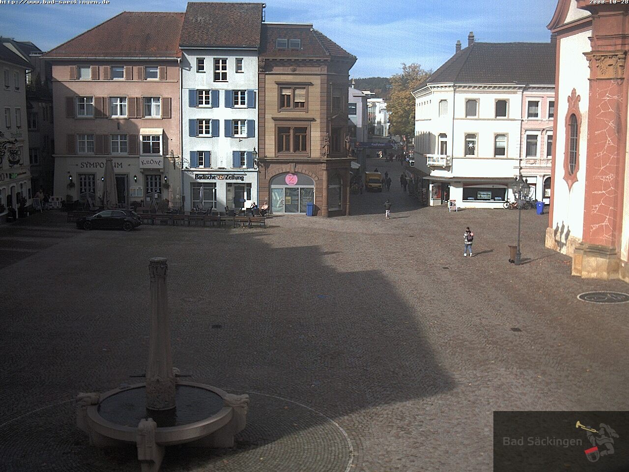 Archiv Foto Webcam Bad Säckingen: Münsterplatz